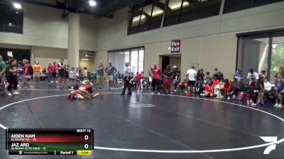 90 lbs Round 4 (6 Team) - Jaz Ard, Alabama Elite Gold vs Aiden Nam, Glasgow WA