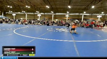 105 lbs Cons. Round 5 - Aayden Yost, Homedale vs Wesley Kent, Sublime Wrestling Academy