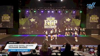 Cheer Sport Sharks - Ancaster - Tsunami Sharks [2024 L2 - U16 Non-Tumbling DAY 1] 2024 FTP Feel The Power East