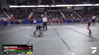 68 lbs Champ. Round 1 - Aedin McGregor, Jayhawk vs Zy`ion Martin, Maize