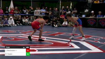 106 lbs Final - Joe Bachmann, PA vs Rocco Hayes, IL
