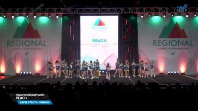Connect Cheer Northwest - Peach [2025 L1 Youth - Medium Day 2] 2025 The West Regional Summit & The Recreational Summit