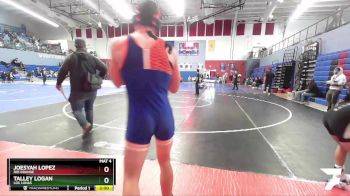 189 lbs Quarterfinal - Joesyah Lopez, Rio Grande vs Talley Logan, Los Lunas
