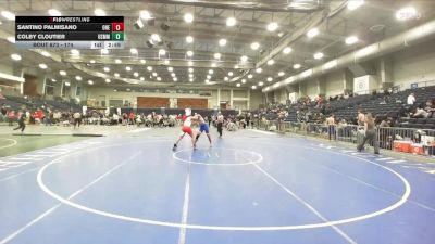174 lbs 3rd Place Match - Colby Cloutier, Merchant Marine vs Santino Palmisano, Oneonta State