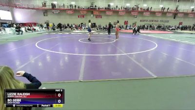 160 A Cons. Round 4 - Bo Geibe, UNATTACHED vs Lizzie Raleigh, North Central (IL)