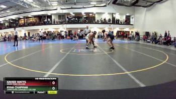 149 Freshman/Soph Quarterfinal - Ryan Chapman, Jamestown Community College vs Xavier Watts, Henry Ford College