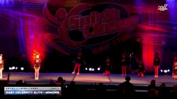 East Celebrity Elite - Minions [2026 L1.1 Mini - PREP Day 1] 2026 Spirit Cheer Grand Nationals
