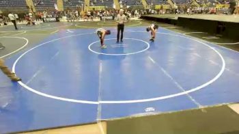 89 lbs Consolation - James Longbine, Omada Kitrinos vs Izaiah Saleh, Pomona Elite