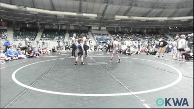 52 lbs Quarterfinal - Kayde Legg, Keystone Kids Wrestling Club vs Silas Boyd, Harrah Little League Wrestling