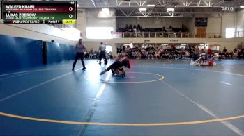 149 lbs Round 1 (6 Team) - Lukas Zodrow, Cloud County Community College vs Waleed Khairi, Northern Oklahoma College-Tonkawa