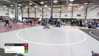 89 lbs Quarterfinal - Triton Wait, Mat Rats Rebooted vs Nicholas Echavarria, Salem Elite Mat Club