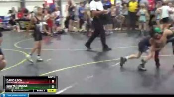 53 lbs Round 1 (6 Team) - David Leon, Untouchables White vs Sawyer Boggs, Missouri Gold