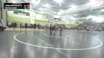 215 lbs Cons. Semi - Michael Valdez, MACES vs Jhamed Babatunde-Bey Jr, GRANADA HILLS