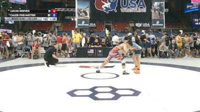 132 lbs Champ. Rd Of 32 - Lucas Reeves, Pennsylvania vs Caleb Poe-Hatten, Montana