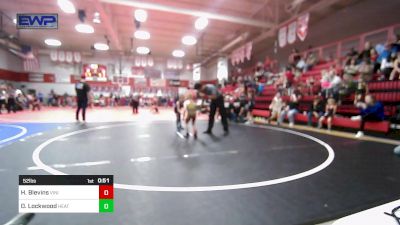 52 lbs Final - Hendrix Blevins, Vinita Kids Wrestling vs Dylan Lockwood, Heat