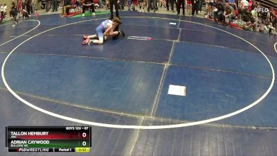 87 lbs Cons. Round 3 - Adrian Caywood, BULLDOG WC vs Tallon Hembury, JWC