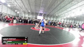 140 lbs Champ. Round 1 - Kaitlyn Worthley, Fremont vs Lola Jensen, Stansbury