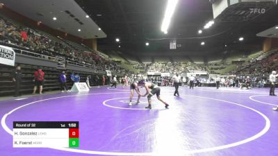 140 lbs Round Of 32 - Hayden Gonzalez, Lemoore vs Kyle Foerst, Morro Bay