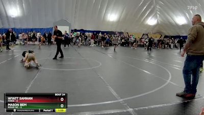 72 lbs Round 6 (8 Team) - Mason Bem, Rogue WC vs Wyatt Samhan, FORGE