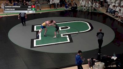 285 lbs Semis & 1st Wb (8 Team) - GUNNAR SWENSON, Canton vs Chris Baas, Kimball/White Lake/Platte-Geddes