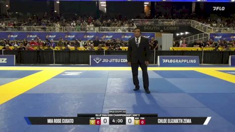 Chloe Elizabeth Zema vs Mia Rose Cusato 2026 Pan Kids Jiu-Jitsu IBJJF Championship
