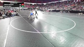 D3-190 lbs Champ. Round 1 - Brock Naessen, Shell Lake vs Nolan Wolf, Lancaster