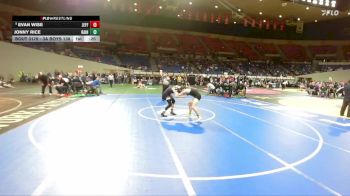 3A Boys 138 lbs Cons. Round 3 - Evan Wise, Jefferson Boys vs Jonny Rice, Rainier Boys