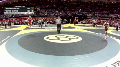 D2-132 lbs Quarterfinal - Blake Bartos, Buckeye vs Gavin Ridenour, Wapakoneta