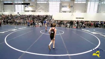 62 lbs Champ. Round 2 - Nikolaus Wolf, 518 Grapplers vs Bryson Hand, Club Not Listed