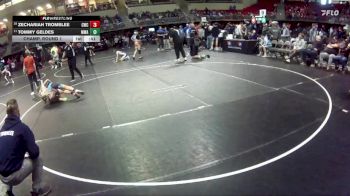 132 lbs Champ. Round 1 - Tommy Geldes, MWC Wrestling Academy vs Zechariah Tromblee, Champions Wrestling Club