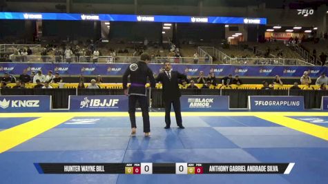 Hunter Wayne Bill vs Anthony Gabriel Andrade Silva 2026 Pan Jiu Jitsu IBJJF Championship