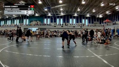 285 lbs Round 3 (4 Team) - Dominic Longano, Beebe Trained Silver vs Kaiden Corbett, Funky Monkey