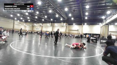 115 lbs Quarterfinal - Cameron Lord, Florida Phoenix vs Rickkyuna Wilson, Team First Strike Wrestling Club