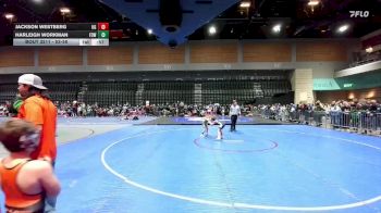 53-58 lbs Round 3 - Harleigh Workman, Fallon Outlaws WC vs Jackson Westberg, USA Gold