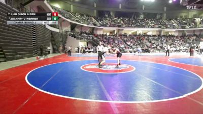 175-5A Champ. Round 1 - Zachary Utnehmer, South Effingham vs Juan Giron Alden, Northgate