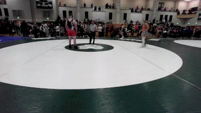 285 lbs Final - Caiden Sewall, Bridgewater-Raynham vs Tristan Sybertz, Middleborough