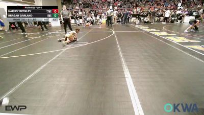 51 lbs Consi Of 4 - Harley Beckley, Team Tulsa Wrestling Club vs Reagan Garland, Berryhill Wrestling Club