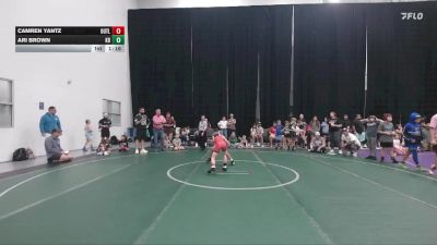 68 lbs Round 1 (4 Team) - Camren Yantz, Outlaws K-6 vs Ari Brown, Kraken Black