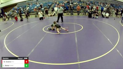 10U Boys - 56 lbs Quarters - Brody Owens, Wichita Training Center vs Liam Baker, Savage House Wrestling Club