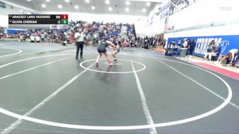 145 lbs Champ. Round 1 - Melanie Lopez, Arroyo vs Jacqueline Marquez, Warren