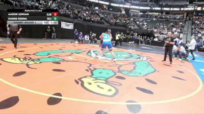 285-3A Champ. Round 1 - Aaron Jordan, Alamosa vs Kaden Serna, Fort Lupton