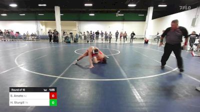 150 lbs Round Of 16 - Sonny Amato, NJ vs Hunter Sturgill, TN