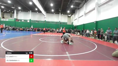 285 lbs Round Of 32 - Sean Leach, Noble vs Brandon Goldstein, Bellmore-jfk