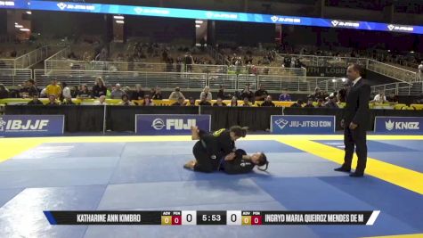 Ingryd Maria Queiroz Mendes De M vs Katharine Ann Kimbro 2025 Pan Jiu Jitsu IBJJF Championship