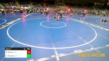 96 lbs Round Of 16 - Noah Brown, Team Minion (GA) vs Slater Thomas, Moyer Elite