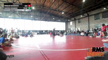 54 lbs Rr Rnd 3 - Preslie Dickerson, Oklahoma Supergirls vs Harper Atkinson, Team Tulsa Girls NDT