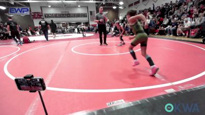 54 lbs Rr Rnd 2 - Nevalee Petty, Skiatook Youth Wrestling vs Winifred Perry, Springdale Youth Wrestling