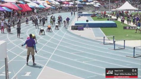 2026 AAU Junior Olympic Games - Youth Boys' 200m Hurdles, Prelims 6 - Age 14