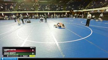95 lbs Quarterfinal - Riker Dewitt, Big Game Wrestling Club vs Caden Gotto, Iowa