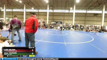 85 lbs Champ. Round 2 - Kole Younger, Grace Jr High vs Luke Nelson, CV USA Wrestling Club